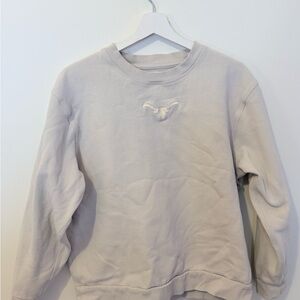 Lululemon Cream Sweatshirt with Texas Longhorn Embroidered Logo